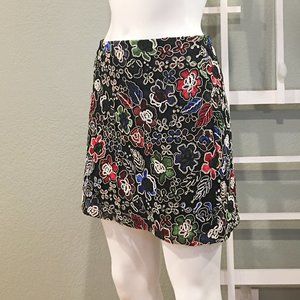 Zara | Embroidered Lace Skirt